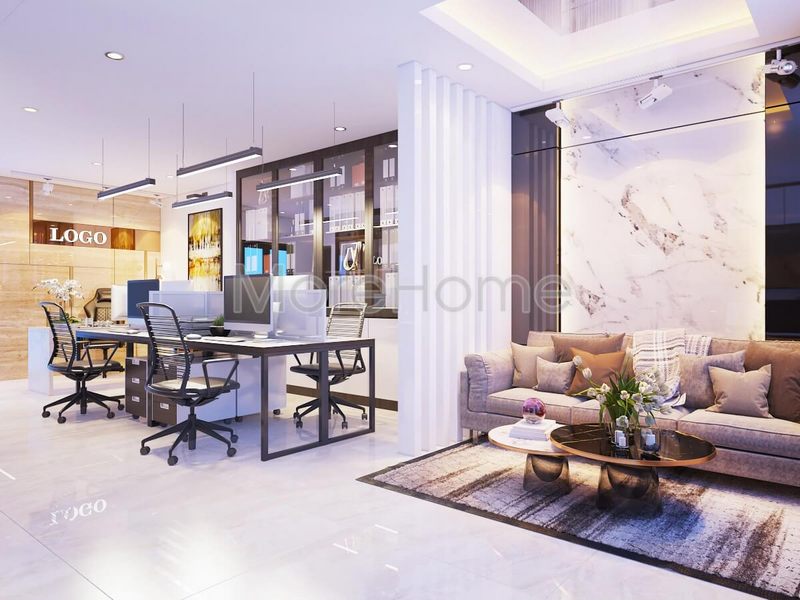 Thiết kế nội thất phòng khách nhỏ cho nhà phố với phong cách hiện đại sang trọng