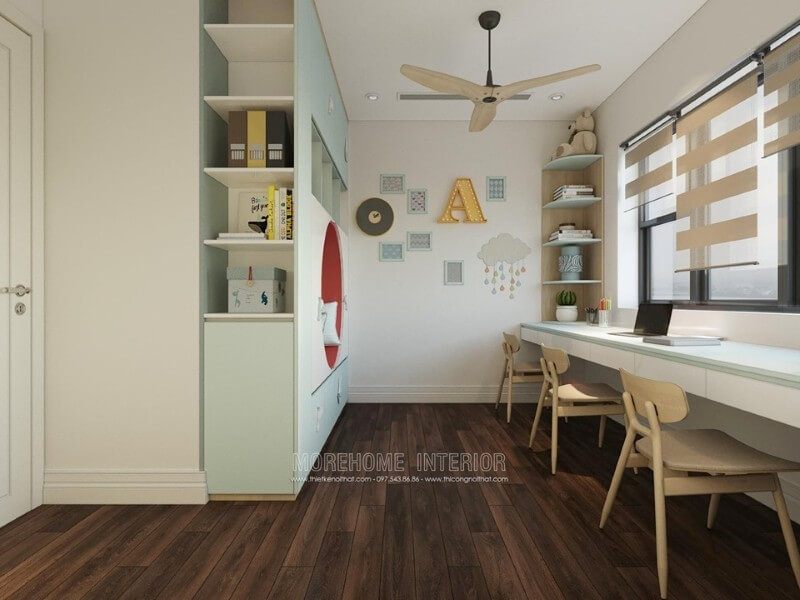 Bàn làm việc gỗ công nghiệp hiện đại và tinh tế